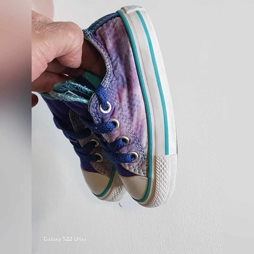 Converse Kids Shoes - Blue and Purple